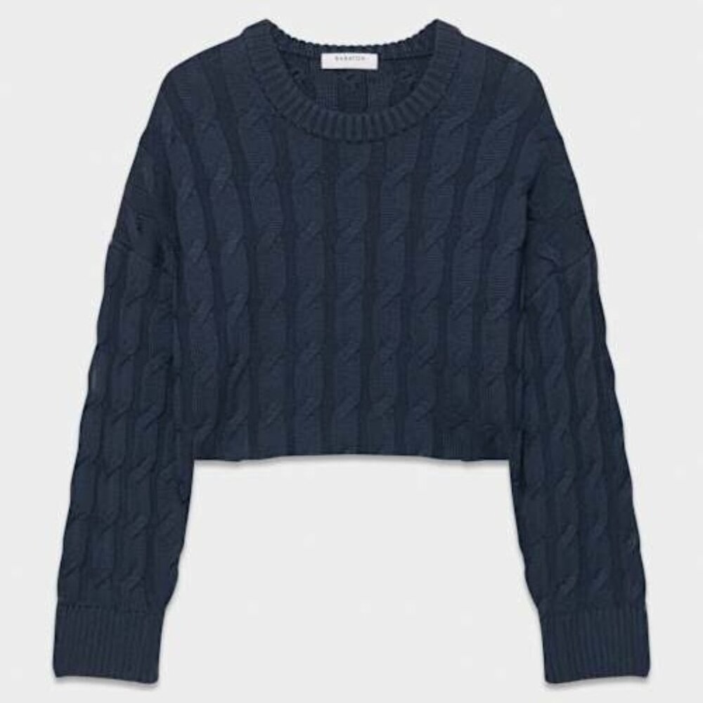 Aritzia Babaton Glory Merino Wool Sweater (Total Eclipse | XS)